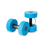 Beco Aqua Dumbbells | 1 Pair - 2 Pieces - Foam Dumbbells for Water Gymnastics Fitness Dumbbells Aqua Jogging | Size M