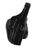 Galco International Unlined Paddle Gun Holster for Walther PPK, Left, Black