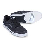 Strikeforce Laguna Black/Denim Women's Bowling Shoe with FlexSlide Technology for Right or Left Handed Bowlers