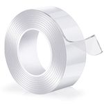 Nicegoin Strong Double Sided Tape Heavy Duty,Double Sided Tape,for Indoor Installation Perfect Replacement for Screws or Drilling(3Meter x 23mm x 2mm)