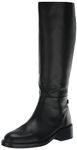 Sam Edelman Womens Mable Leather Riding Boot, Black Leather, 5