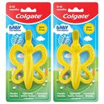 Colgate Baby Toothbrush and Teether, BPA Free – 2 Count