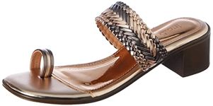 Inc.5 Block Heel Thong Sandal For Women_990145_ROSE GOLD_3_UK