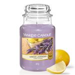 Yankee Candle Scented Candle | Lemon Lavender Large Jar | Long Burning Candles: up to 150 Hours | Perfect Gifts for Women