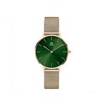 ADAMO Stainless Steel Aritocrat Premium Green Dial Women's & Girl's Watch 336Kkm16, Analogue