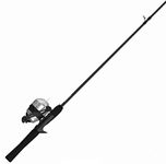 Zebco 33 Spincast Reel and Fishing Rod Combo, 6-Foot 2-Piece Fiberglass Rod with EVA Handle, Quickset Anti-Reverse Fishing Reel with Bite Alert, Silver/Black, 30