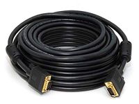 Monoprice Super VGA Cable - 15.24M (50ft) M/M, Gold Plated Connector, CL2 Rated With Ferrites For In-Wall Installation