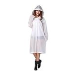 FakeFace Womens Girls Long Raincoat