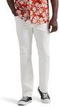 Lee Men's Extreme Motion Regular Straight Jean, White, 34W x 30L