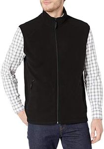CLIQUE Men's Summit Full-Zip Microfleece Vest, Black, Large