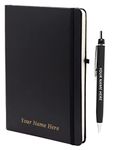 CrownLit 2 In 1 Personalized Diary & Pen Combo With Name, 192 Pages