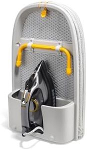 Joseph Joseph Pocket Max Portable Folding Tabletop Ironing Board, 110 cm Surface, Integrated Iron Storage