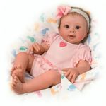 The Ashton-Drake Galleries Ella Reborn Baby Doll, Interactive Breathing, 17 inches, Vinyl Collector's Edition by Sherry Rawn, Lifelike Baby Doll
