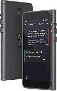 Timekettle NEW T1 Translator Device Supports 40 Languages, 31+ Offline Language Pairs, Photo Translation, No WiFi Needed, 2-Year Global Data, 4" HD Screen for Travel Black
