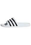Adidas Unisex Adult's Adilette Aqua Ftwr White/Core Black/Ftwr White Flip-Flops - 7 UK (40.5 EU) (7 US) (F35539)