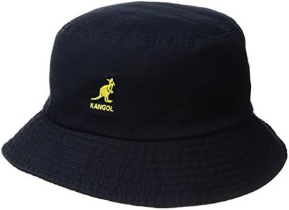 Kangol Washed Bucket Sombrero de Copa Baja, Azul (Marino), L Unisex Adulto