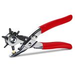 Eyelet Setting Pliers NEU MASTER 5/32 inch Grommet，Hole Punches from 5/64" to 3/16" (5/64" to 3/16"Hole Punches)