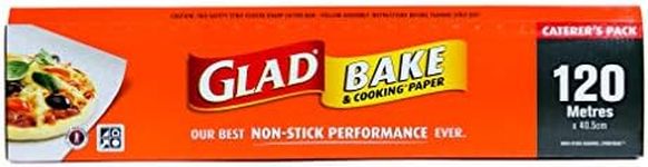 Glad Bake and Cooking Paper, 120 Metre Non-Stick Baking Paper from Glad for Everyday Use, 120m x 40.5cm, 1 Count