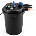 IRONMAX Pond Filter, 2630GPH Bio Pressure Pond Filter w/ 13W Light and Backflush Function, Fishpond Filter for Koi Ponds up to 1300 Gallons/Ornamental Ponds up to 2600 Gallons