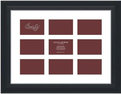 Craig Frames 21834700BK, 4x6 9-Opening - 2" Border, 4x6 9-Opening - 2" Border