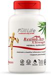 Full Life Reuma-Art X Strength - 180 Veggie Capsules - Extra Strength & Fast Acting Anti-Inflammatory - Joint Pain Relief Supplement