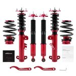 maXpeedingrods Adjustable Damping Coilover Suspension, Red
