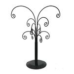 JZK Black Metal jewellery display stand for earrings, Tree Stand for Jewellery Ornaments, Earrings Display rack, Earrings organiser stand, Baubles Hanging Stand, Earrings Display Stand Holder Stand