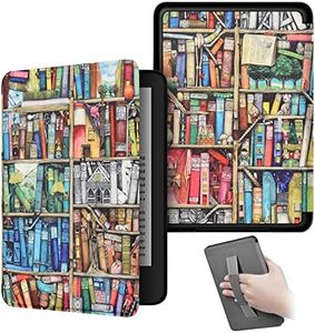 Case Compatible for Kindle Paperwhite (11th Generation 2021) 6.8 inch Case Cover with Hand Strap Magnetic Smart Auto Wake/Sleep (Book1)