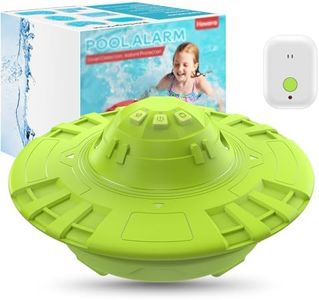 Pool Alarm, Floating Pool Safety Alarms for Inground & Above Ground Pools – Loud 110dB Alert, Adjustable Sensitivity, Protection for Kids & Pets (Green)