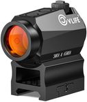 CVLIFE Multiple Reticle 3 MOA Dot & 65 MOA Circle Red Dot, Motion Awake Red Dot Sight, 1x20mm Red Dot Scope Optics with Absolute Co-Witness Riser and Low Mount for 21mm Picatinny Rail