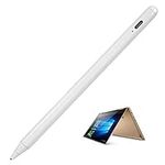 Stylus Pens for Lenovo Yoga 520/530/540/740/940 Tablets,Active Stylus Digital Pen with 1.5mm Ultra Fine Tip Pencil for Lenovo Yoga 5/6/7 Stylus,Good for Drawing and Writing,Type-C Rechargable,White