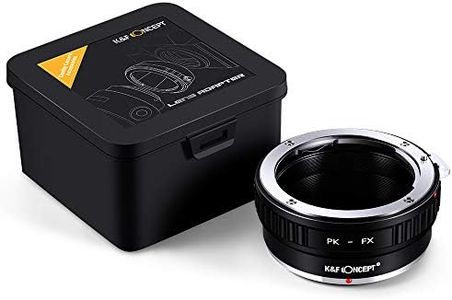 K&F Concept Lens Mount Adapter Pentax PK Lens to Fuji FX Mount Camera Adapter Fits X-Pro1 X-E1 X-M1