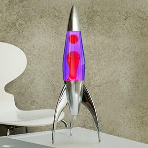 Mathmos Telstar Lava Lamp – Retro Rocket Design, Classic Mood Light