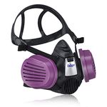 Dräger X-plore 3500 half-face respirator mask with particle filters against smoke particles from wildfire in size L