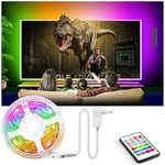 TV LED Backlights, Bason RGB Led Strip Light for 42-50 inch, 8.33ft/254cm USB TV Bias Lighting with Remote for TV, PC Monitor, Computer Amdient Lighting[Energy Class A+]