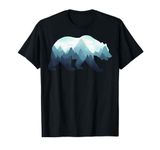 Bear Double Exposure Surreal Wildlife Animal T-Shirt