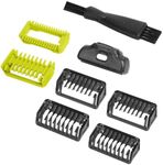 LOPHE Guide Comb Attachments Sets Compatible with Ph-Lips O Blade, Beard Trimmer Replacement Kit, Adjustable Hair Guards Combs 4 Sizes from 1/3/5/7 mm, Professional Trimmer Replacement Guide Combs