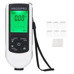 Yosoo Health Gear Digital Coating Thickness Gauge, Portable Paint Thickness Meter Coating Measuring Tool with Automatic Shutdown Function for Car Laboratory (White)