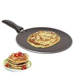 DBY Roti Pan Nonstick Chapati Tava Griddle Tawa Cooking Utensil Cookware Easy Pancakes Omelette Fried Eggs Crepes Pan Roti Paratha Pan Round Griddle (285 mm)