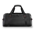 Briggs & Riley Duffle Bag, Black, One Size, Woven Nylon Combined with Coated Fabric