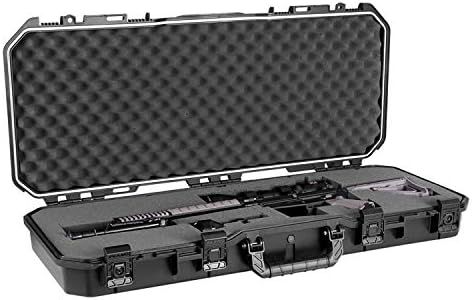 Plano All Weather 36” Tactical Gun Case, Black with Pluck-to-Fit Foam, Watertight & Dust-Proof Shield Protection, Airline Approved