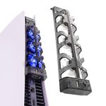 NANANINO PS5 Cooling Fan & Cooling Station – Quiet 3-Fan System (5500 RPM), Plug & Play with USB Charging Port, Blue LED Indicator – for Original PS5 Disc & Digital Edition Only