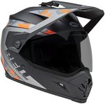 BELL MX-9 Adventure MIPS Helmet (Matte Mesa Black/Orange Camo - X-Large)