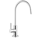 iSpring GA1-B Reverse Osmosis, Kitchen Bar Sink Lead-Free Drinking Water Faucet, Contemporary Style, High Spout, Chrome