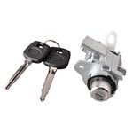 Unikpas Back Door lock Cylinder Key Set Compatible for Toyota Yaris 2 Door Hatchback 2007-11 Replacement cylinder key assembly