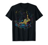 Abstract Art Surfing for Surfer and Surfers T-Shirt