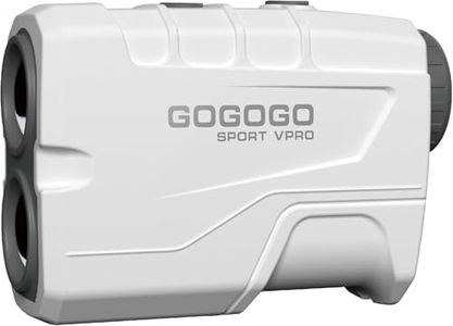 Gogogo Sport Vpro Golf Rangefinder 900 Yards Slope Laser Range Finder with Pinsensor & Flag-Lock, 6X Magnification, Pulse Tech (900 Yard)