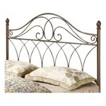 Coaster Metal Headboard Full/Queen Brown 300186QF