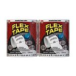 Dlife Flex Tape White 4" x 5' / 2 PACK