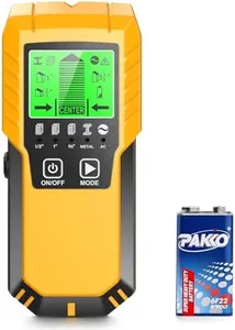Stud Finder Wall Scanner Detector - 5 in 1 Electronic Wall Wood Metal Stud Finder Edge Center Beam Finders Stud Sensor with LCD Display for Live AC Wire Pipe Metal Wood Studs Joist Drywall Detection
